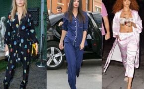 “Sao” ra phố với thời trang “đồ ngủ”