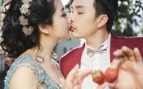 Ảnh cưới ngọt ngào của “cô dâu đại chiến” Lê Khánh