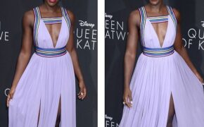 Người đẹp nhất thế giới cuốn hút với váy tím bồng bềnh