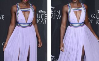 Người đẹp nhất thế giới cuốn hút với váy tím bồng bềnh