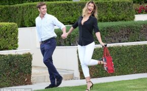 Hoa hậu Anh rạng rỡ bên bồ điển trai