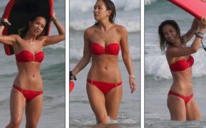 Ngưỡng mộ dáng gợi cảm của MC hoa hậu thế giới