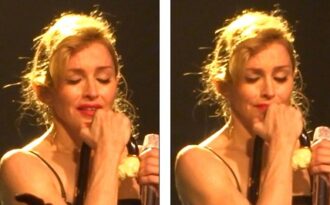 Madonna nức nở khi trình diễn ca khúc “tủ”