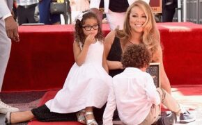 Mariah Carey bị con “quấy nhiễu” trong buổi lễ nhận sao