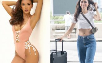Siêu mẫu Minh Tú mặc gợi cảm lên đường dự Asia’s Next top Model