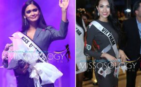 Lệ Hằng và các mỹ nhân khoe sắc trong tiệc tri ân Hoa hậu hoàn vũ 2015