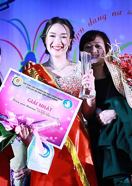 Hoàng Kiều Chi -Tân Hoa khôi ĐH Công đoàn 2014