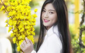 Miss Teen Nam Phương dịu dàng đón Xuân mới