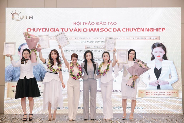 Mỹ phẩm cao cấp QUIN “bùng nổ” với Hội thảo Đào tạo chuyên gia tư vấn chăm sóc da chuyên nghiệp - 5