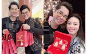 Ngọc Sơn chi trăm triệu cát-xê mua vàng tặng học trò và khán giả ngày Vía Thần Tài