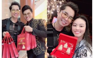 Ngọc Sơn chi trăm triệu cát-xê mua vàng tặng học trò và khán giả ngày Vía Thần Tài