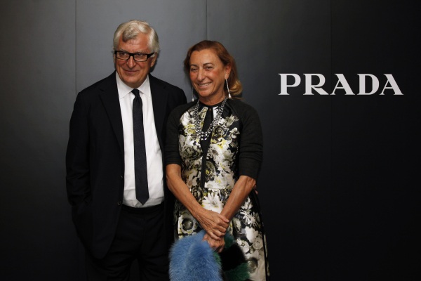  Hai vợ chồng Patrizio Bertelli và Miucia Prada. 