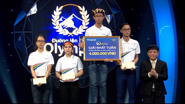 Thí sinh Tiền Giang giành số điểm cao thứ 3 Olympia 2019 - 2