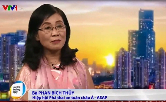 Bà Phan Bích Thủy - Hiệp hội phá thai an toàn châu Á - ASAP