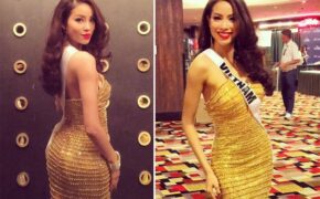 Phạm Hương quyến rũ và thân thiện trong tiệc chào đón