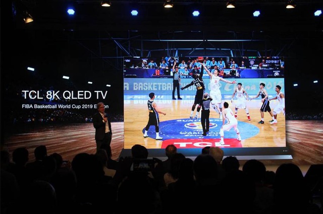  TCL 8K QLED TV – phiên bản FIBA 2019 