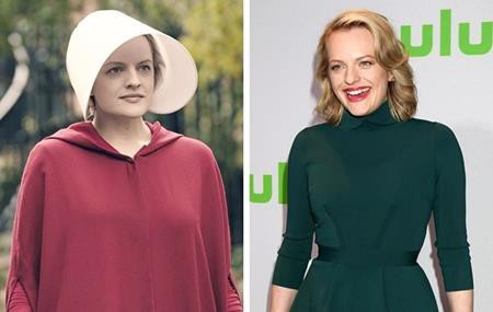 Nữ diễn viên Elisabeth Moss đã giành được giải Emmy cho vai diễn xuất sắc trong phim “The handmaid’s tale”. Và ở ngoài đời, khi không còn phải khoác lên mình bộ trang phục hầu gái đơn điệu, trông Elisabeth Moss càng tỏa sáng, xinh đẹp và quyến rũ hơn.