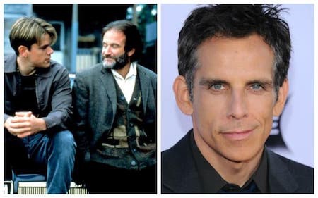 Ben Stiller đã được mời đóng “Good Will Hunting” nhưng ngôi sao này lại từ chối vì không biết đến Matt Damon và Ben Affleck, hai tác giả kịch bản của bộ phim. Dĩ nhiên, sau khi “Good Will Hunting” được công chiếu, Ben Stiller đã phải cảm thấy vô cùng hối hận và hai cái tên Matt Damon, Ben Affleck giờ đây cũng đã trở nên nổi tiếng trên toàn cầu.