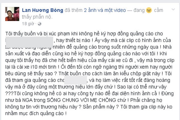 Bà mẹ chồng của Sống chung với mẹ chồng bức xúc vì bị lợi dụng