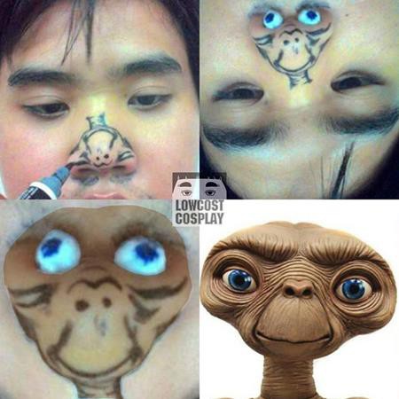 Và đây, Anucha Sangchart đã tự chế ra một chủng loài mới từ bộ phim “E.T.”