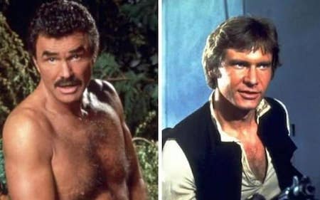 Burt Reynolds từng thừa nhận việc từ chối vai diễn Han Solo trong phim “Chiến tranh giữa các vì sao” là sai lầm khiến cho nam tài tử cảm thấy nuối tiếc nhất.