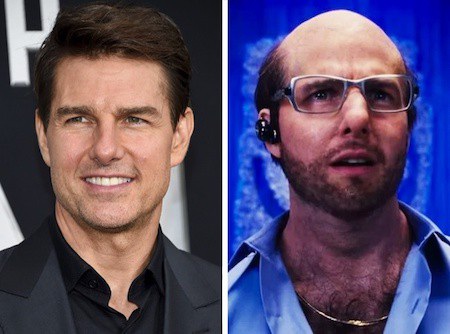 Hoá thân thành nhân vật Les Grossman trong “Tropic thunder”, Tom Cruise đã hoàn toàn bỏ lại vẻ điển trai, lãng tử ở bên ngoài khung hình