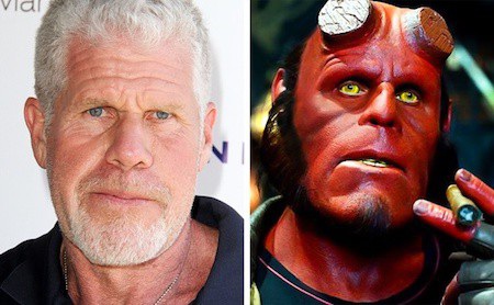 Có lẽ, dù đã nhiều lần xem “Hellboy” nhưng vẫn không có nhiều khán giả nhớ được gương mặt thật sự của Ron Perlman, nam chính trong phim