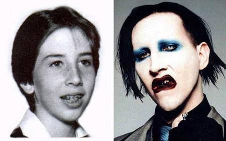 Không được báo trước chắc chắn chẳng ai nhận ra nổi Marilyn Manson ngày trước