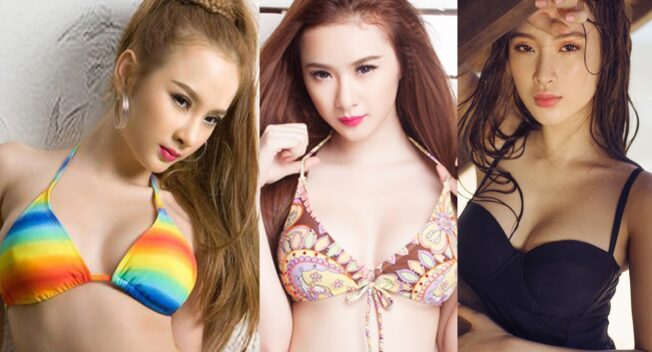Hình ảnh bốc lửa với bikini một thời của Angela Phương Trinh