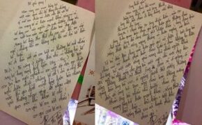 Cô gái tặng quà Valentine cho ông và bố gây cảm động