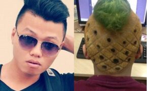 Đăng ảnh câu like, chàng trai phải cắt tóc quả dứa