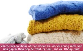 Lưu ý khi bảo quản quần áo mùa đông