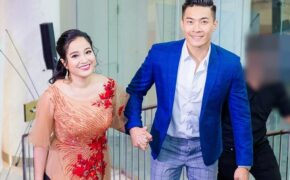 “Hoàng tử xiếc” Quốc Cơ tình tứ tay trong tay, chiều chuộng bà xã