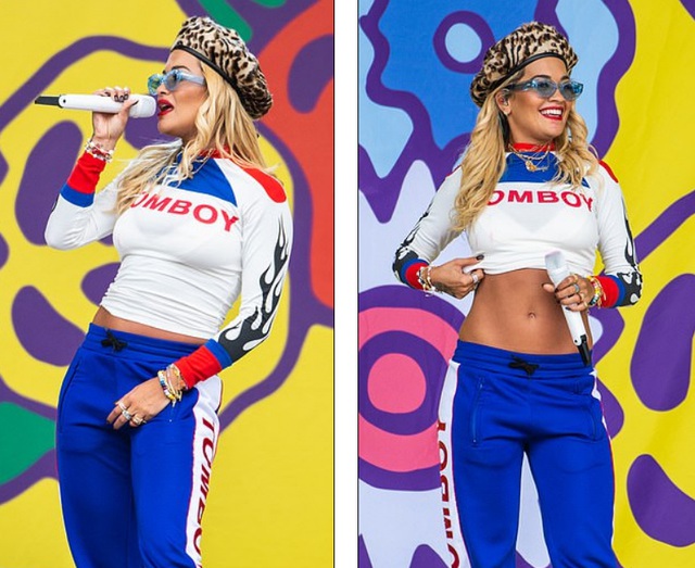 Rita Ora trình diễn bốc lửa ở Đức - 11