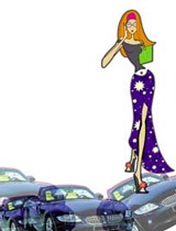 “Săn” xế bằng tình