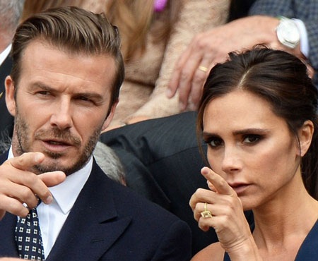 Khoảnh khắc trùng hợp rất thú vị vủa vợ chồng Beckham