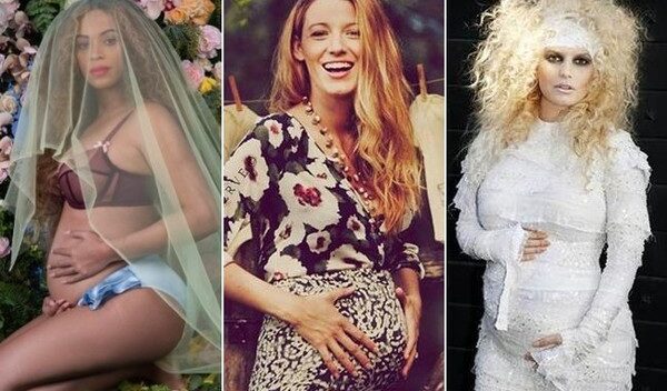 “Sao” và những bức ảnh khoe bụng bầu quyến rũ