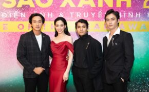 Mai Thanh Hà kiêu sa với váy đỏ khoe vai trần