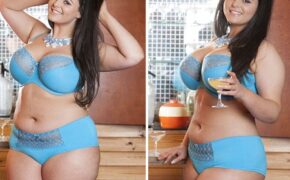 Người mẫu “ngoại cỡ” chiến thắng trong cuộc thi ngôi sao “nội y”