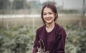 Xao xuyến vẻ đẹp của người con gái thôn quê