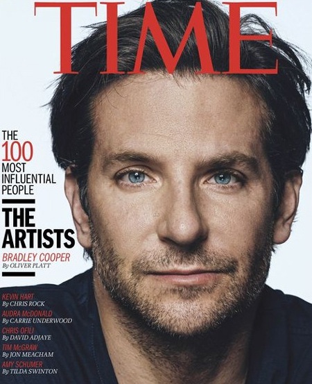 Bradley Cooper được chọn là gương mặt trang bìa cho số báo đặc biệt của tạp chí Time.