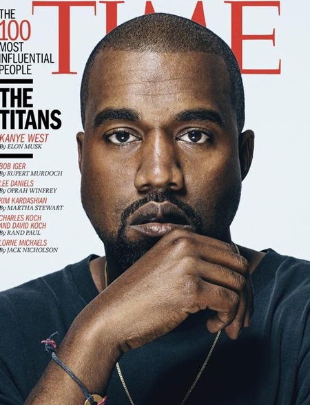 Kanye West là một trong số 100 nhân vật quyền lực nhất thế giới do Time bình chọn.