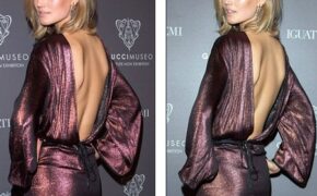 Bạn gái Leonardo DiCaprio khoe lưng trần quyến rũ