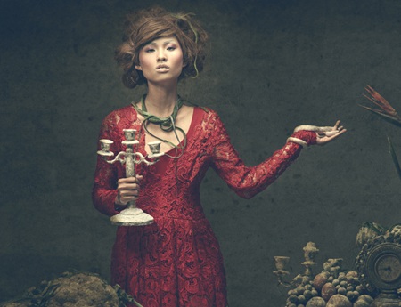 Thí sinh Next Top Model vượt qua sợ hãi để “đọ dáng” với rắn - 1 Thiên Trang