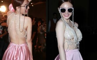 Angela Phương Trinh lại gây sốc với váy áo phản cảm