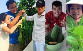 Vườn rau xanh đáng ngưỡng mộ của những ông bố đảm trong showbiz Việt