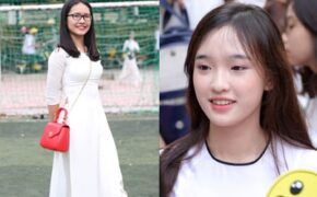 Ngắm nụ cười trong veo của nữ sinh Hà thành ngày khai trường