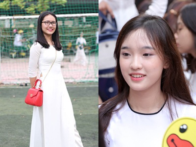 Ngắm nụ cười trong veo của nữ sinh Hà thành ngày khai trường
