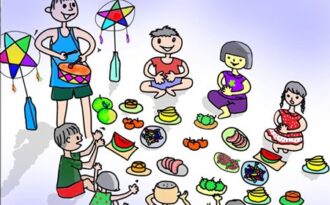 Những trò chơi tuổi thơ không bao giờ quên dịp Tết Trung thu