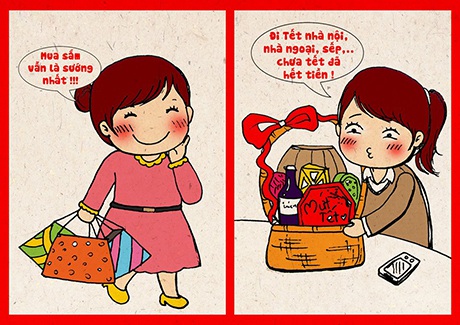 Nỗi lo tiền bạc ngày Tết